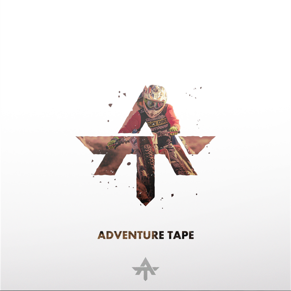 Motorsport logo with the title 'Bold and Strong concept logo for Adventure Tape '