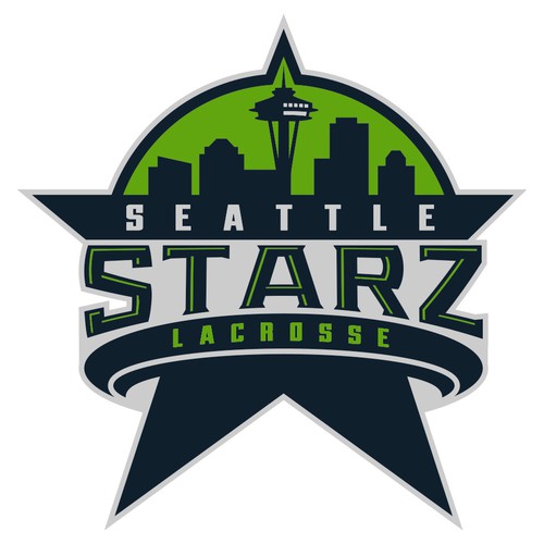 Seattle logo with the title 'Seattle Starz Skyline'