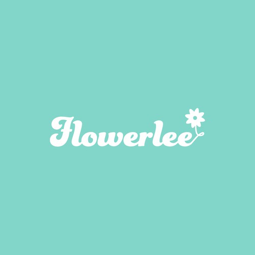 Flower shop design with the title 'Flower shop logo '