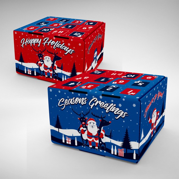 Creative packaging with the title 'Beer Advent Calendar'