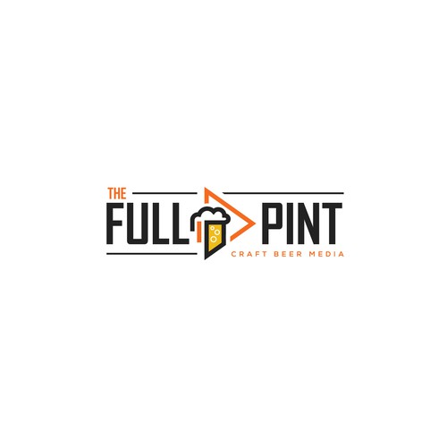 Media design with the title 'The Full Pint (Craft Beer)'
