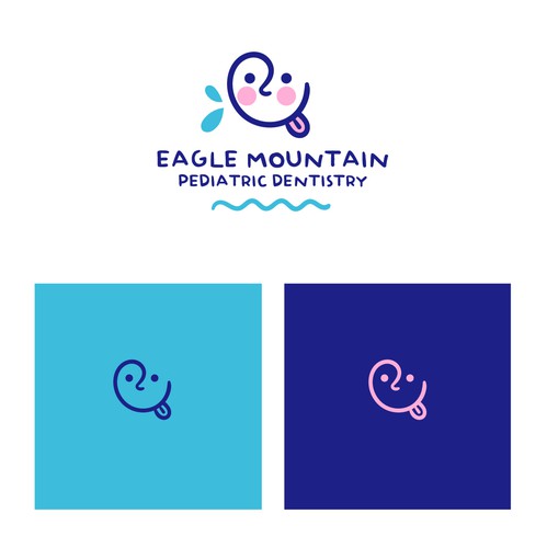 Child brand with the title 'Fun, playful logo for a Children's dentist'