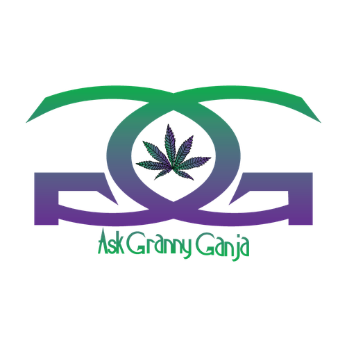 Ganja logo with the title 'Legalized Marijuana Industry Is Booming. #1 Dispensery in Colorado Owner . ASK GRANNY GANJA!!'