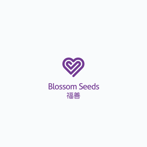 Elderly logo with the title 'Logo for Blossom Seeds'