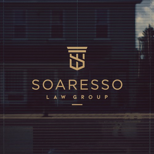 Classy logo with the title 'Soaresso law group'