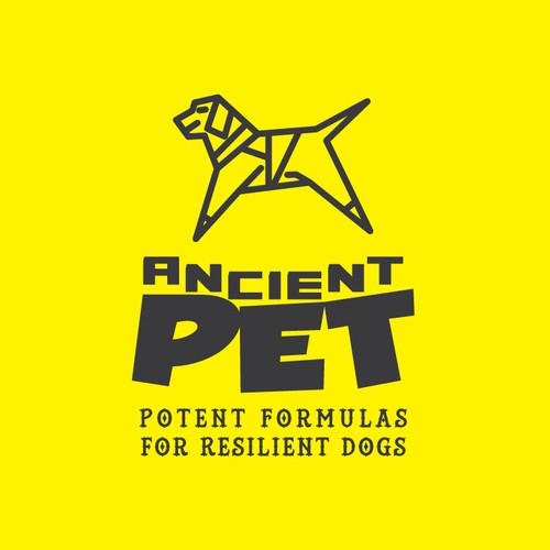Pet brand with the title 'Dynamic Pet Supplement Logo'