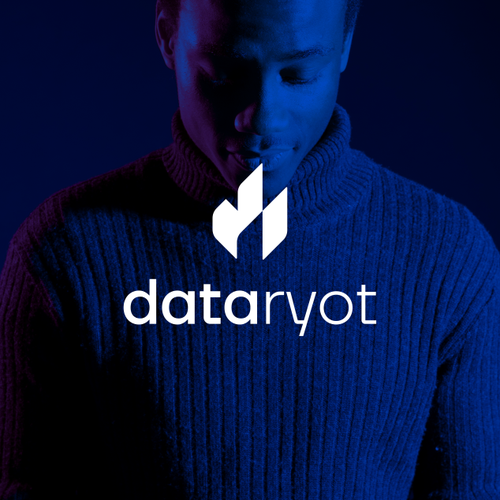 Flaming logo with the title 'DataRyot'