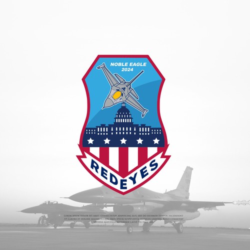 Patch logo with the title 'Redeyes'