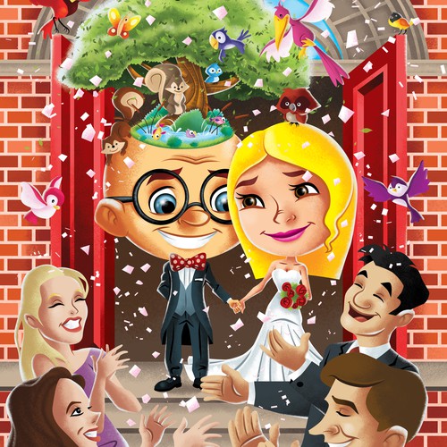 Animal artwork with the title 'Children's Book Illustration'