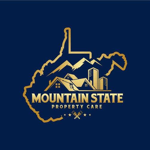 Restoration logo with the title 'Mountain state property care'