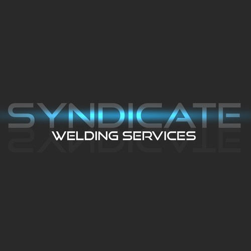 Welding design with the title 'Syndicate Welding Services'