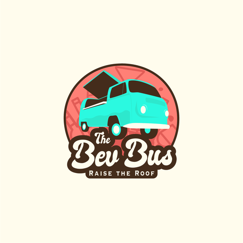 Bus logo with the title 'A bar on a bus'