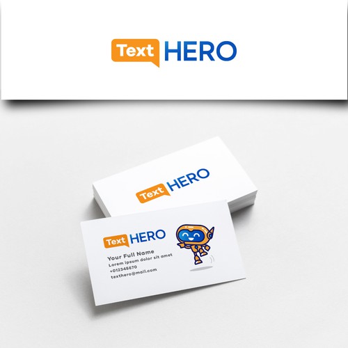 Robot brand with the title 'Create a logo for a high tech company that provides AI texting solutions'