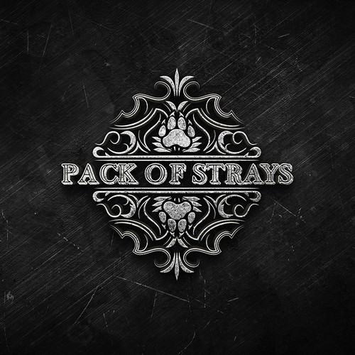 Dog design with the title 'Pack of Strays'