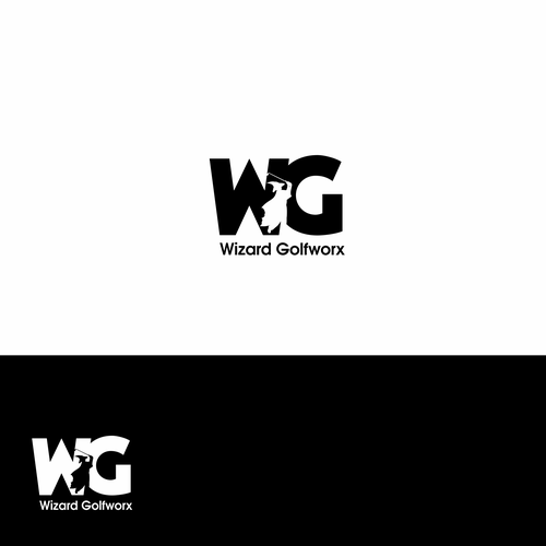 Wizard logo with the title 'wizard golfworx'