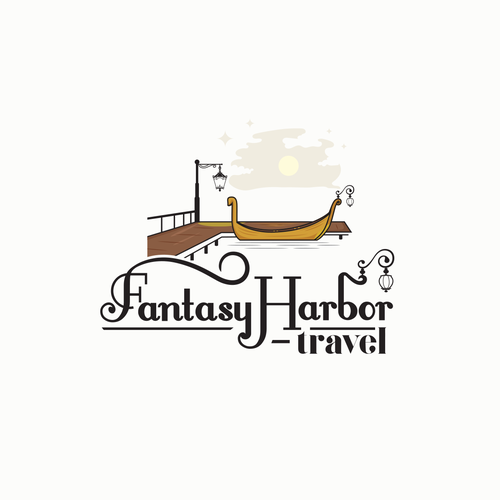 Harbor logo with the title 'Fantasy Harbor Travel'