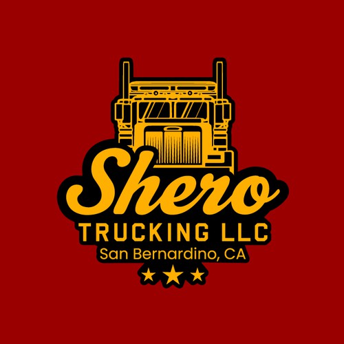 Veteran logo with the title 'Shero Trucking LLC'