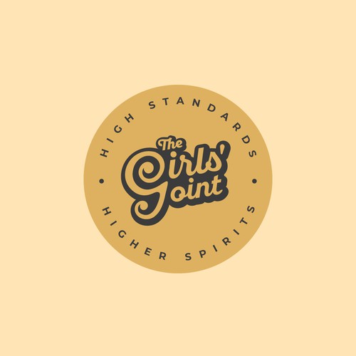 Smoke logo with the title 'Logo for 'The Girls- joint''