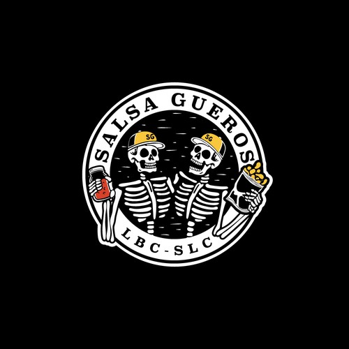 Chip design with the title 'Salsa Skeleton'