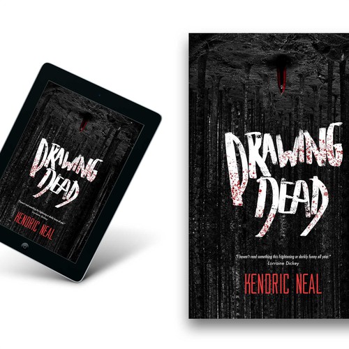 Scary book cover with the title 'Horror Book Cover'