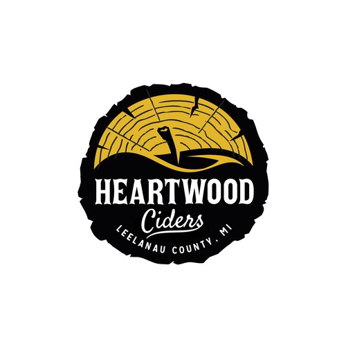 Apple logo with the title 'Heartwood'