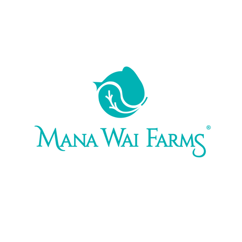 Oriental logo with the title 'A concept for an aquaponics company: Mana Wai Farms'