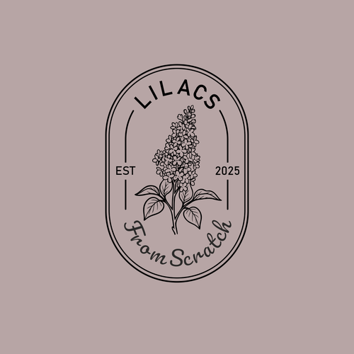 Design with the title 'Lilacs From Scratch'