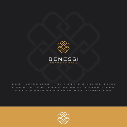 Celtic design with the title 'Benessi Logo Design'