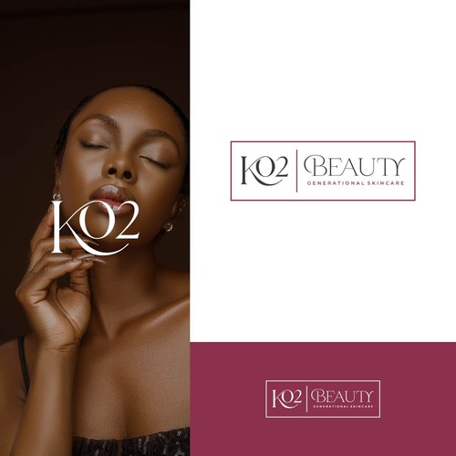 Makeup logo with the title 'KO2 Beauty'