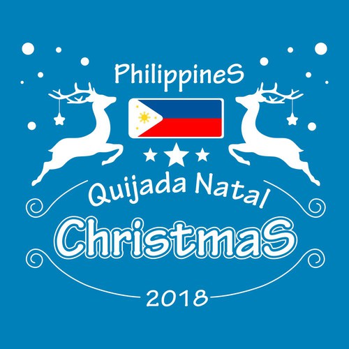 Cloth design with the title 'chistmas 2018'