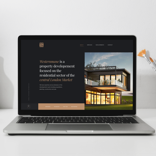 Architecture website with the title 'Architecture Homepage'