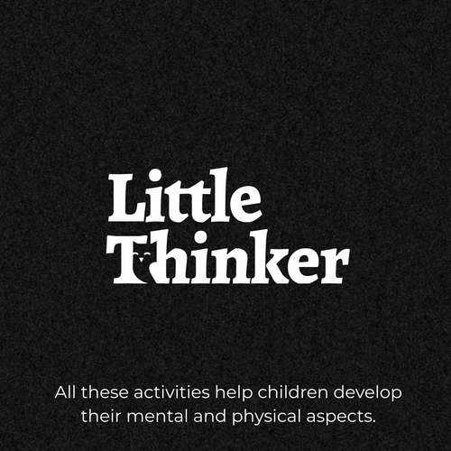 Psychology logo with the title 'Little Thinker Logo'