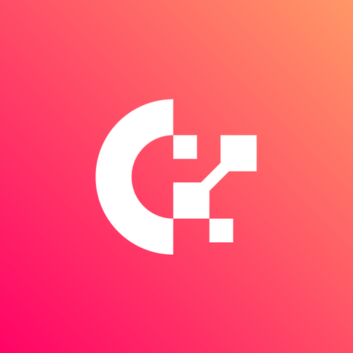 Network design with the title 'letter C + data'