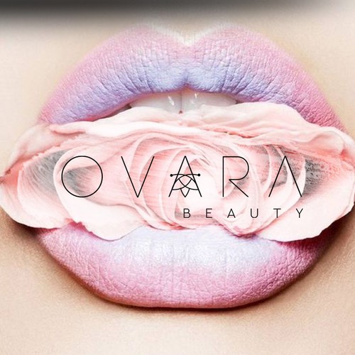 High-end brand with the title 'Ovara beauty logo design'