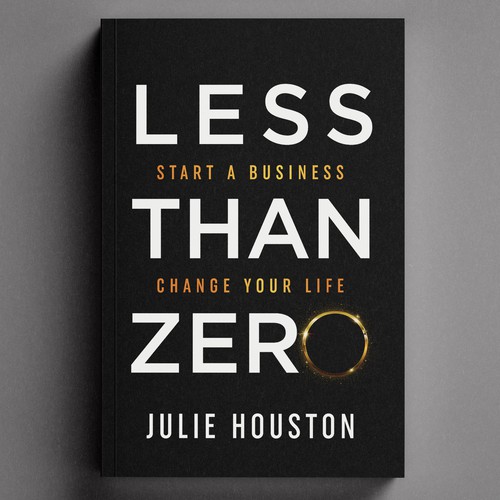 Creative book cover with the title 'Less Than Zero '