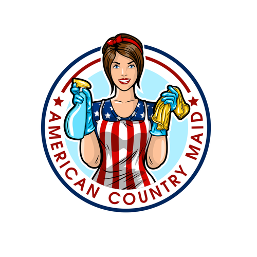 Maid logo with the title 'American Country Maid'