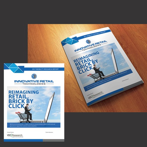 Mobility design with the title 'Mobility Report Magazine Cover'