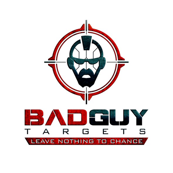 Scope logo with the title 'Bad Guy Targets - Logo Design'
