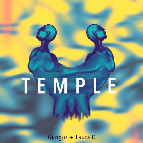 Album design with the title 'TEMPLE by Gungor &Laura C'
