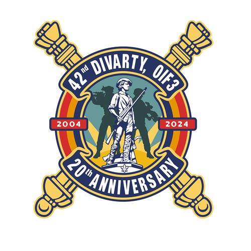 Embroidery design with the title 'ARMY LOGO'