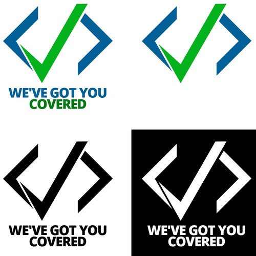 HTML design with the title 'Logo design'