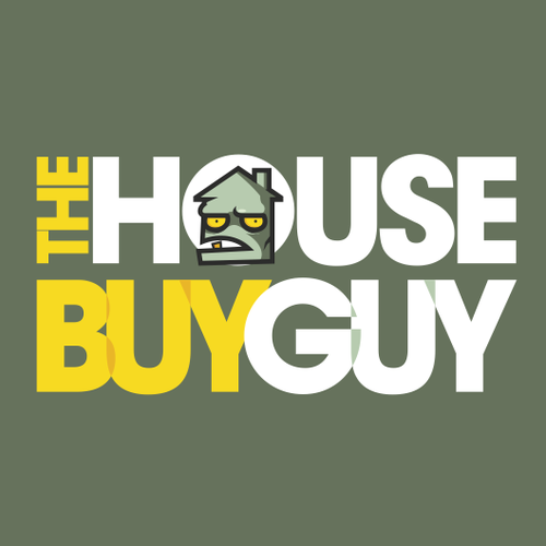 Zombie design with the title 'Logo for The Guy buy house from unhappy homeouwner.'