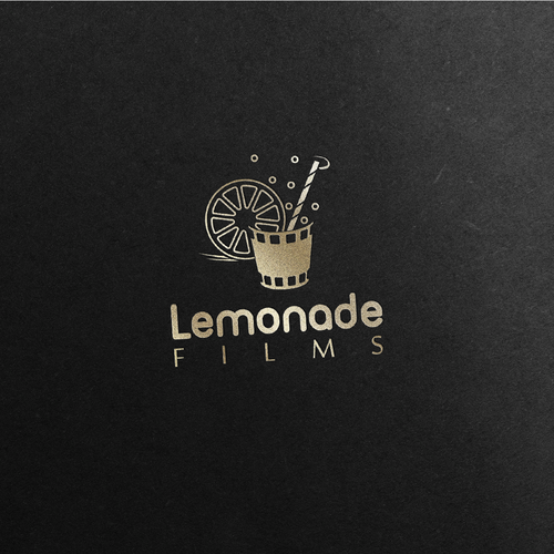 Lemonade logo with the title 'Lemonade Films Logo concept'