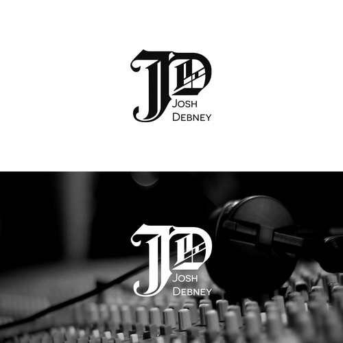 Gothic logo with the title 'Gothic logo for music producer'