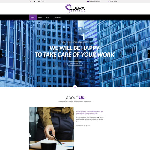 Development website with the title 'Web Ui Design'