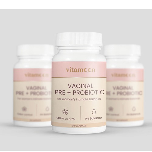 Vitamin label with the title 'Vitamin Label'