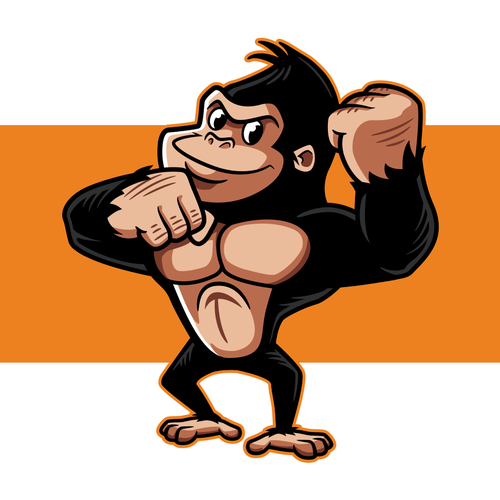 Gorilla logo with the title 'Logo for Alpha 1'