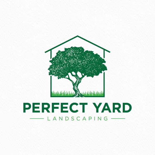 Nature logo with the title 'Natural Tree Yard Logo'