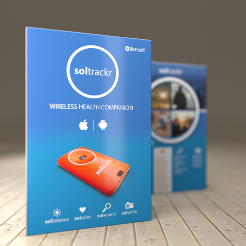 Android design with the title 'healt smar device'