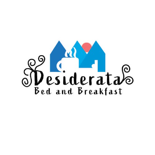 B&B logo with the title 'Clean logo concept for Alaska bed and breakfast'